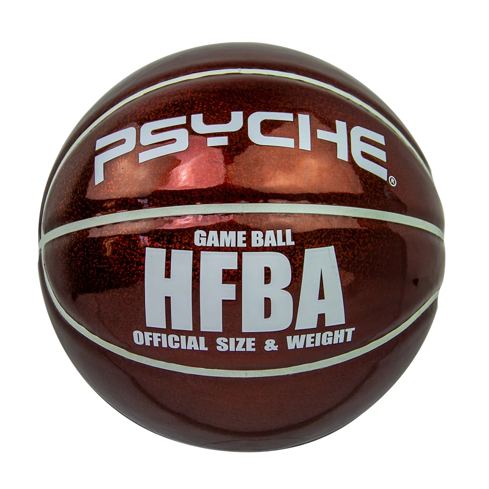 PSYCHE Customized Logo glossy basketball ball tarmak basketball For Russia Only