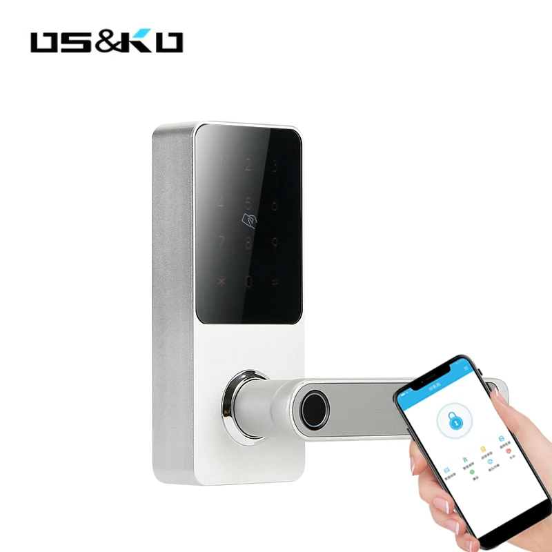 Smart biometric Fingerprint Lock with Digital Password RFID Card Key Electronic Smart Fingerprint Door Lock