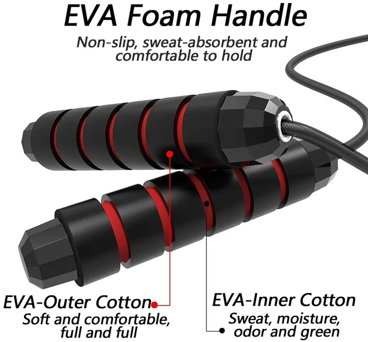 Lose weight flexible steel wire rope cheap Skipping jump ropes