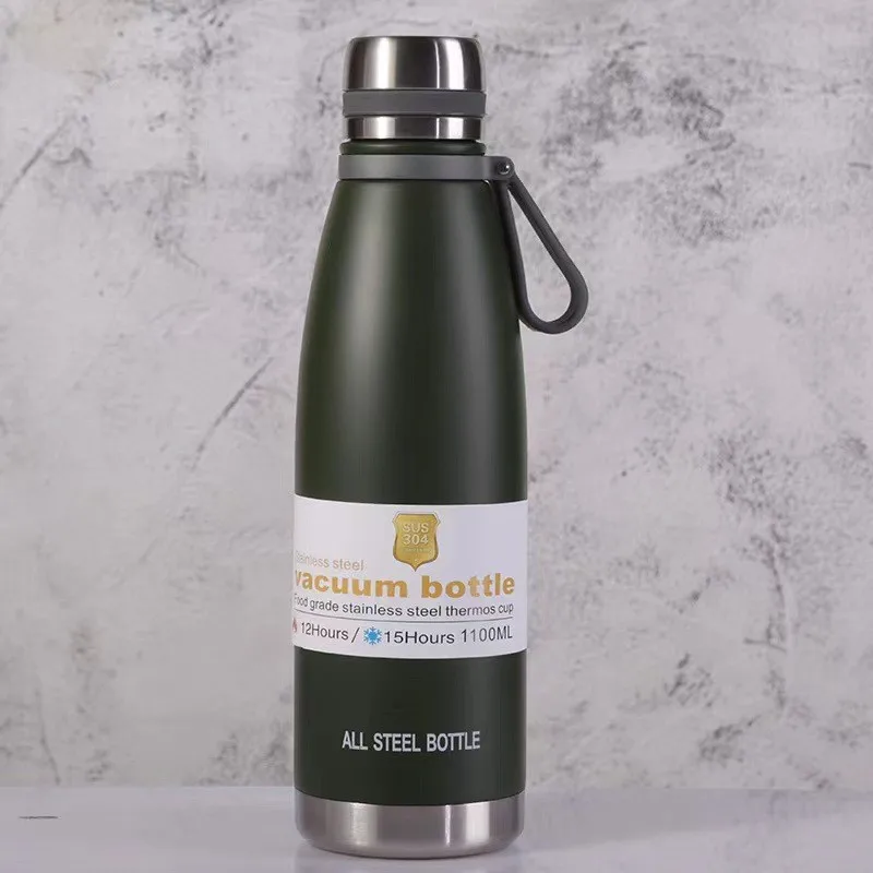 Custom Logo Sports Thermos Stainless Steel Double Wall Vaccum Thermal Flask Rubber Paint Matte Soft Touch Water Bottle