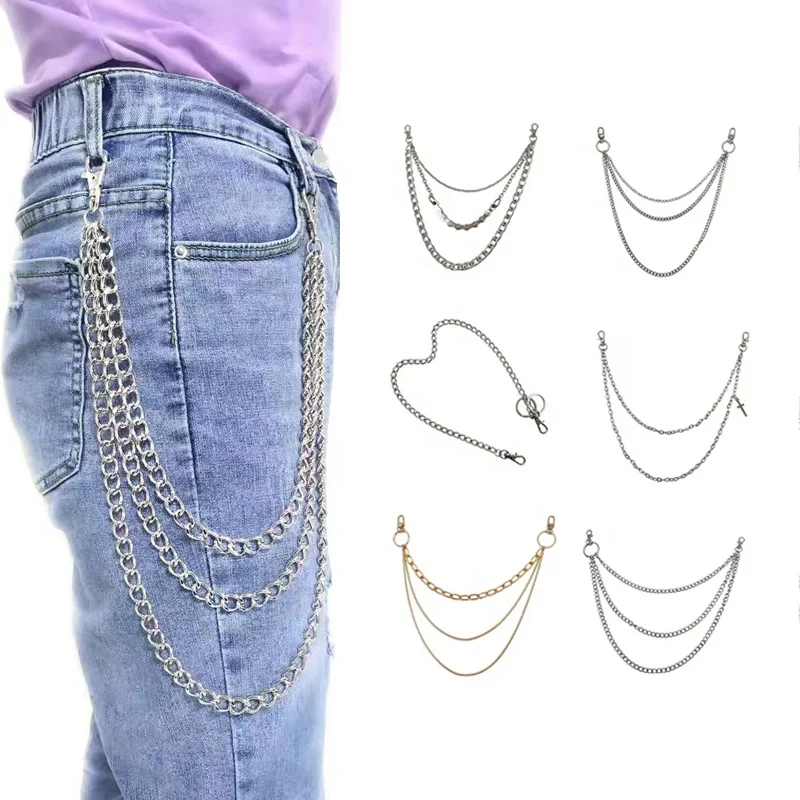 Steel Bag Chain DIY Metal Figaro Chain Replacement Shoulder Chain Strap for Handbag Bag Belt Handle Heavy Strong