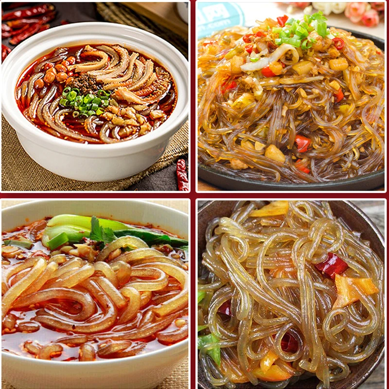 400g hand-made hot and sour vermicelli without seasoning arrowroot vermicelli rice vermicelli rice noodle sweet potato powder