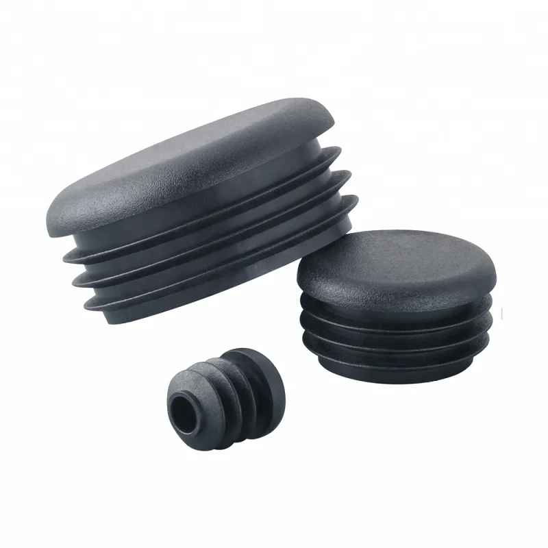 Stainless steel stair cap handrail tube round ended plug
