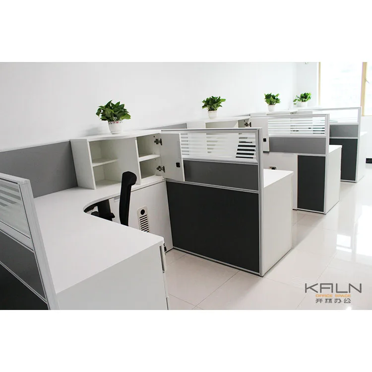 Modern office cheap workstation for 4 people office desk commercial office table laptop desk customized certification