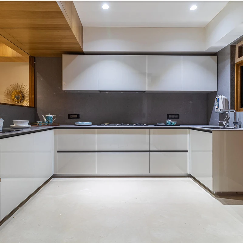 Hotel kitchen cabinets modern unfinished american shaker style complete kitchen cabinets lacquer mdf kitchen cabinet