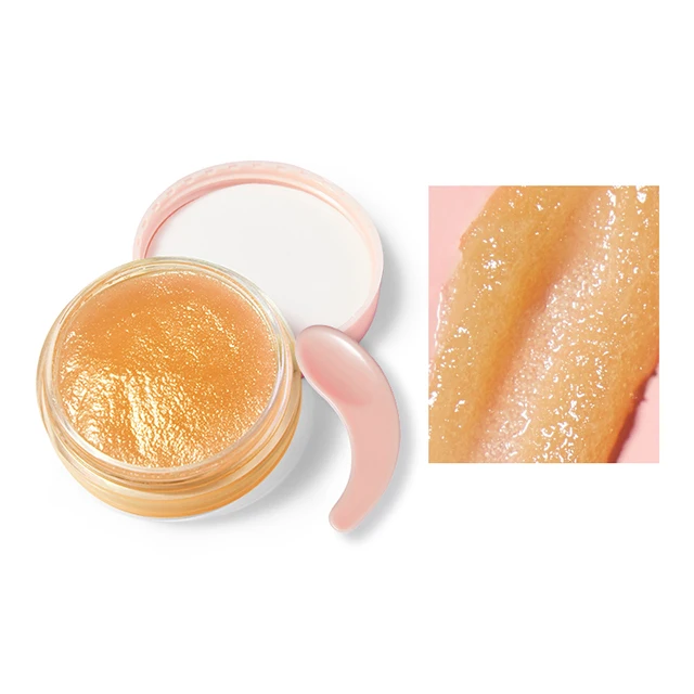 
AH Custom Lip Scrub Natural Pink Fruity Lightening Exfoliating Sugar Lip Scrub Exfoliator 