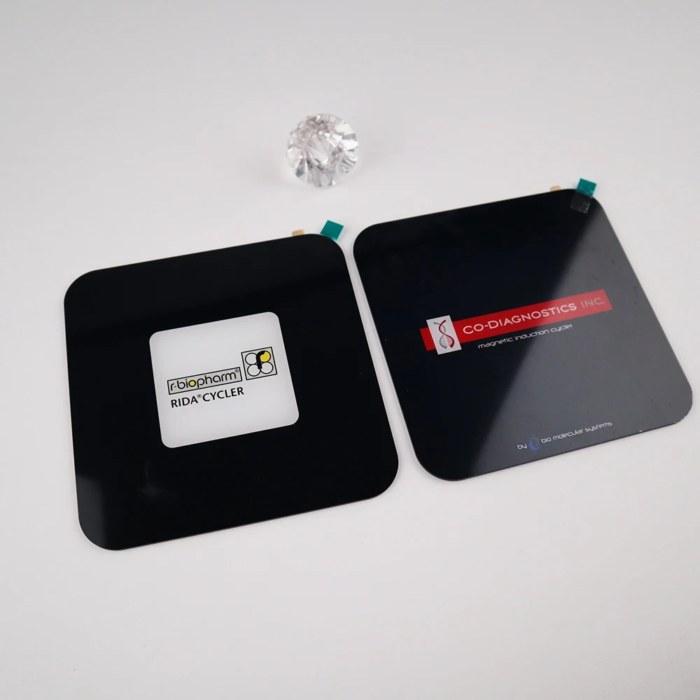 Высококачественная термостойкая маленькая Цветная декоративная панель из закаленного стекла