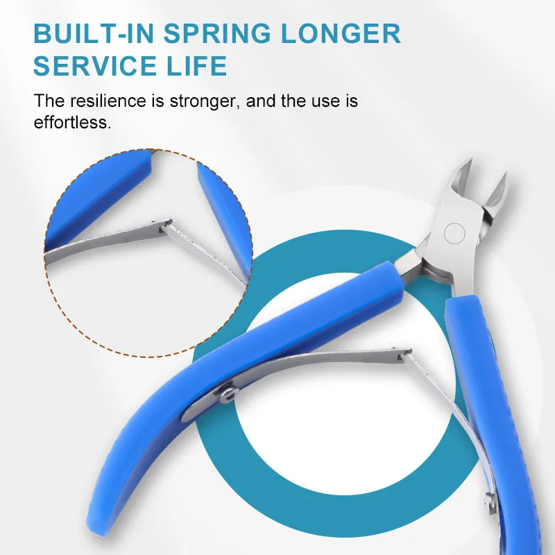 Wholesale Nail Art Tool Manicure Pedicure Cuticle Nipper Stainless Steel Heavy Duty Ingrown Toenails Clipper Trimmer for Men