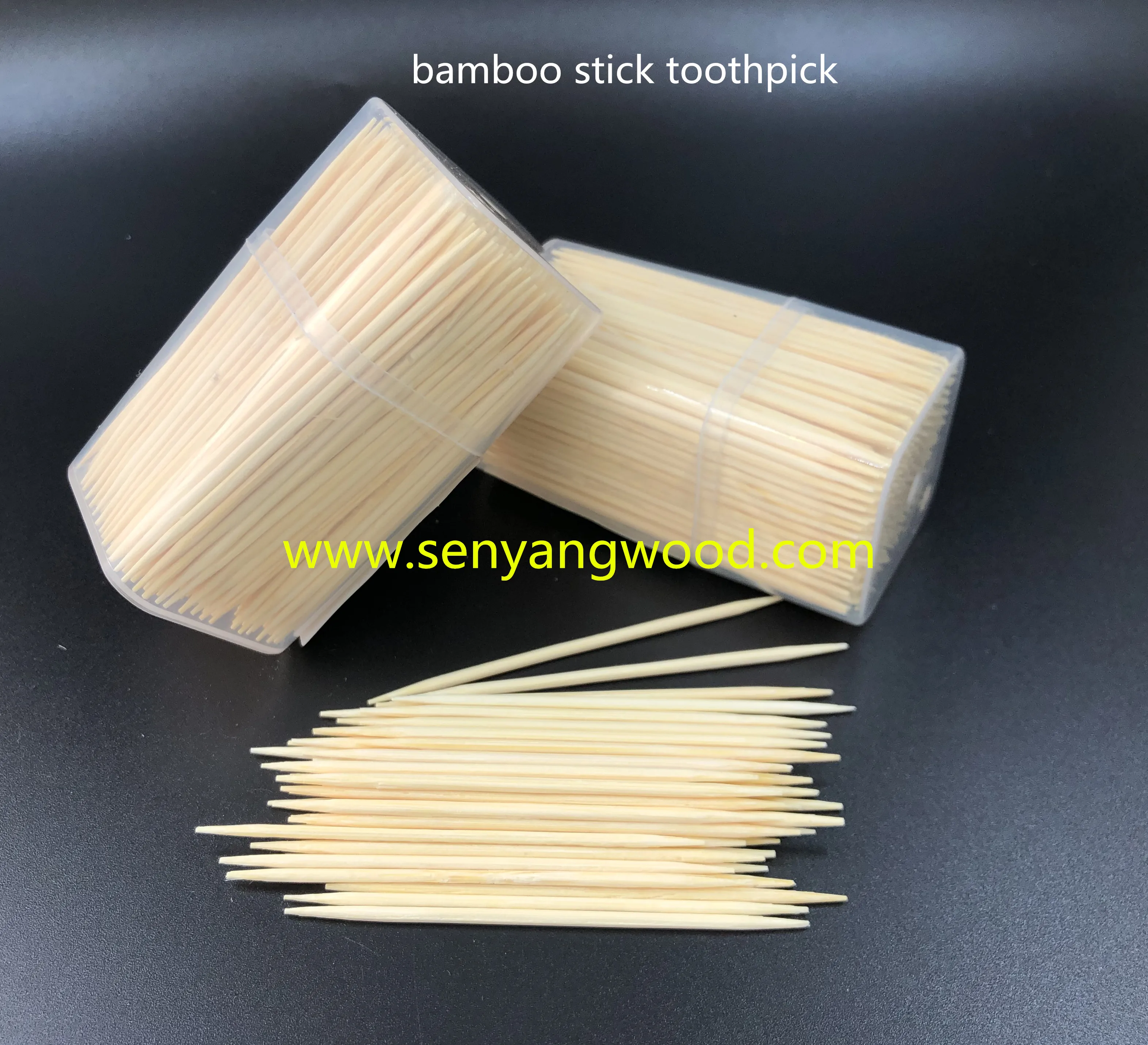 65 mm cello wrapped wood bamboo toothpick
