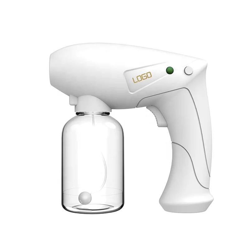 Atomizing electric portable blue light handheld white electronic nano steam wireless atomizer spray gun
