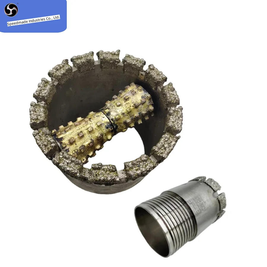 Bauma China electroplated diamond coreless drill bits for coalfield, metallurgy, building materials, ore core drilling