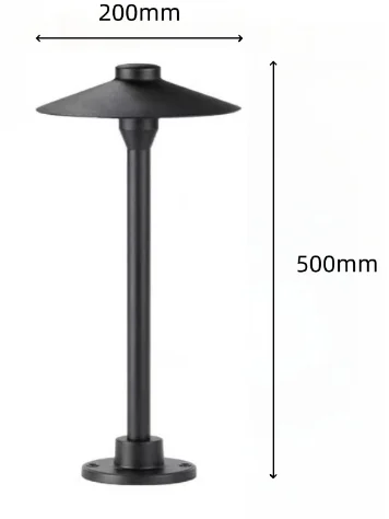 500mm 700mm Garden Decorative Street Garden Lights Mushroom Lawn Lamp 7W 220V LED Landscape Light