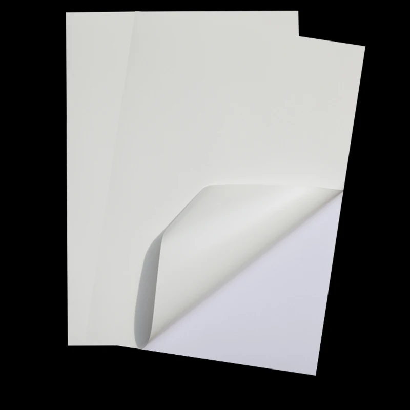 Factory Price Semi Glossy Self-adhesive  Paper