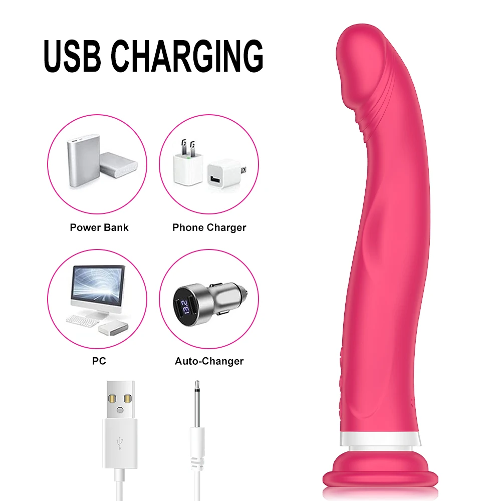 Customizable Strong Suction Cup 10 Vibration Modes Realistic Women Vibrating Dildos Vaginal Massage Wand Vibrator