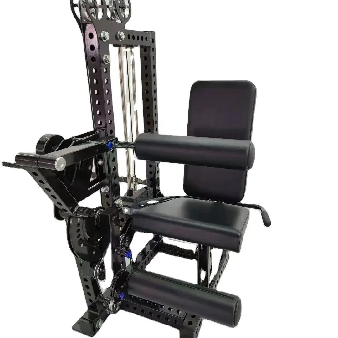 2 in 1 Leg Exercise Gym Fitness Equipment Dual Function Pin Loaded Seated Leg Extension and Prone Leg Curl