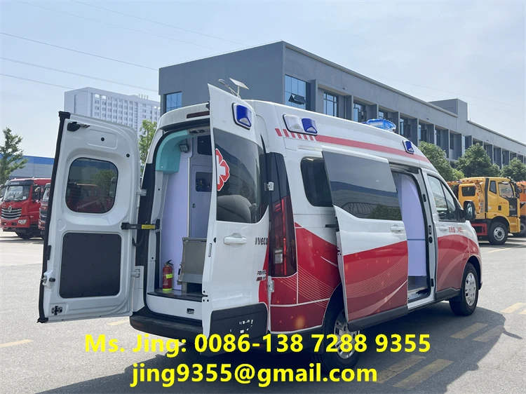 2024 Hot Selling Mobile Medical Ambulance Electric Ambulance Vehicle For Sale in Dubai