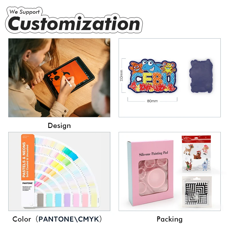 OEM ODM Cute 2D 3D Rubber Fridge Magnet Customised Wholesale Funny Magnetic PVC Refrigerator Magnets For Toddlers