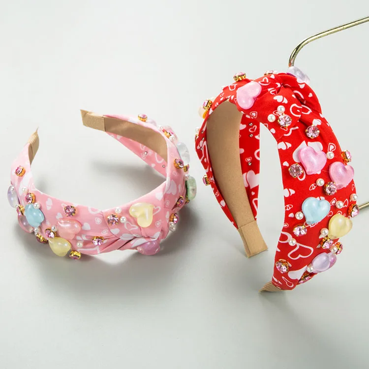 Shenglan 2024  Irish Festival Fashion New Hairband Women Purely Hand-sewn Pearl Knotted Headbands Carnival Hair Accessory