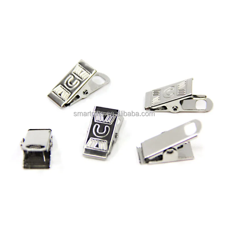 100pcs ID Badge Clips for ID Name Badge attachment crocodile clips with safety pin