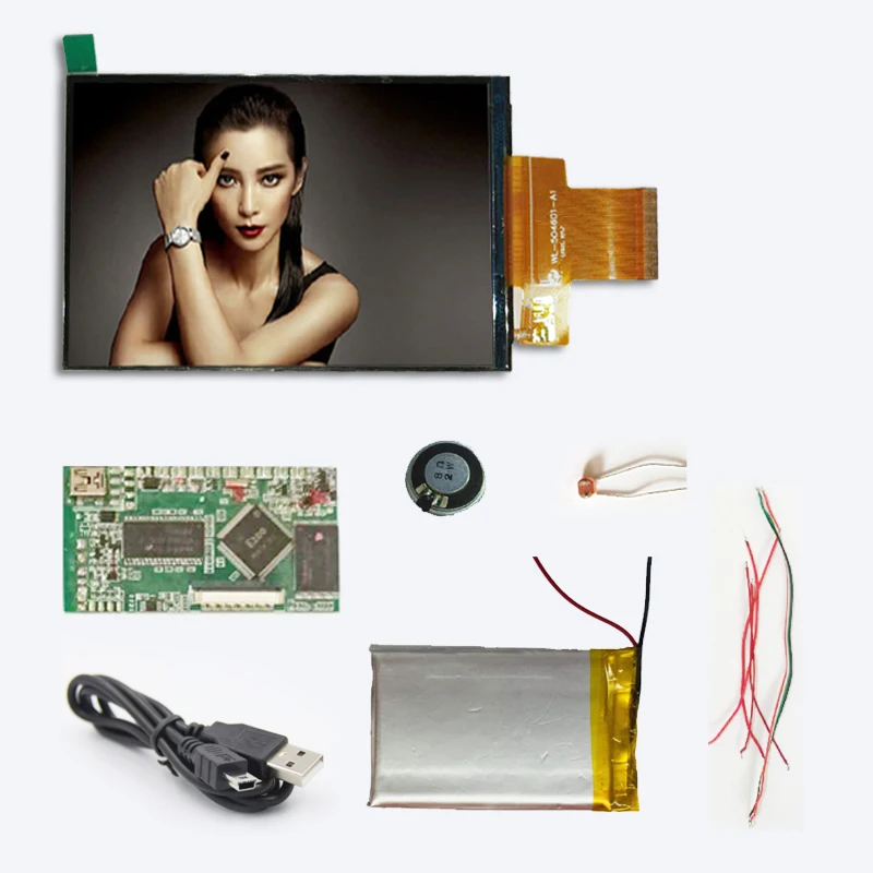 Хит продаж 5 дюймов карты брошюр ЖК-экран дисплей видео модуль DIY электронный компонент