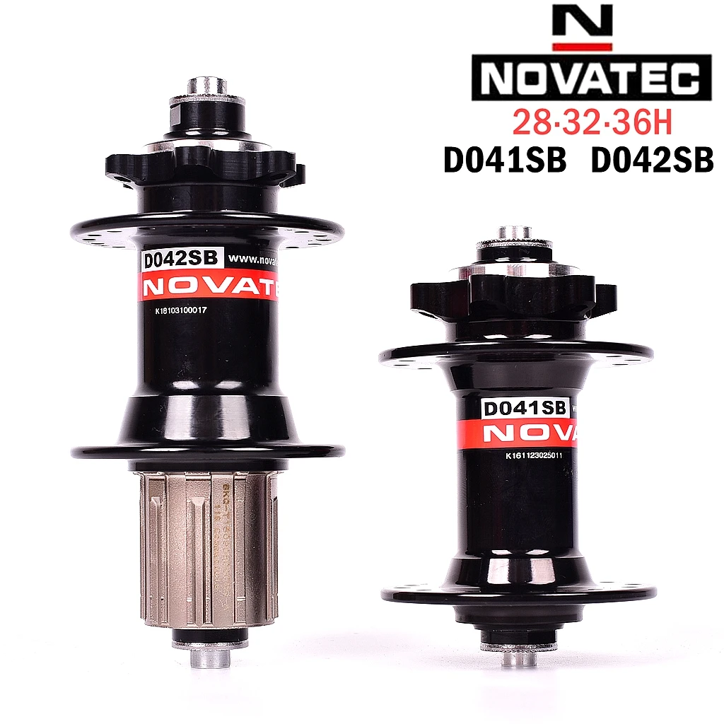 Novatec D041SB D042SB MTB шоссейный велосипед ступица дисковый тормоз 28H 32H 36H Алюминиевый сплав велосипедные ступицы