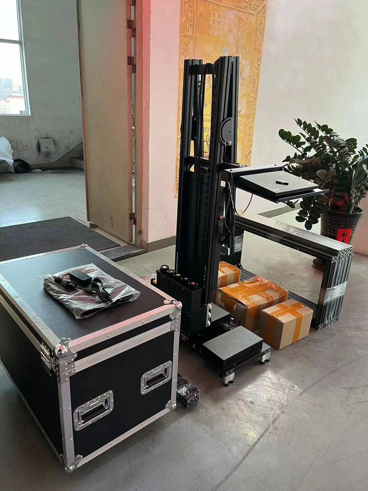 Быстрая скорость УФ настенный принтер с двумя головками TX800 печатная машина струйный