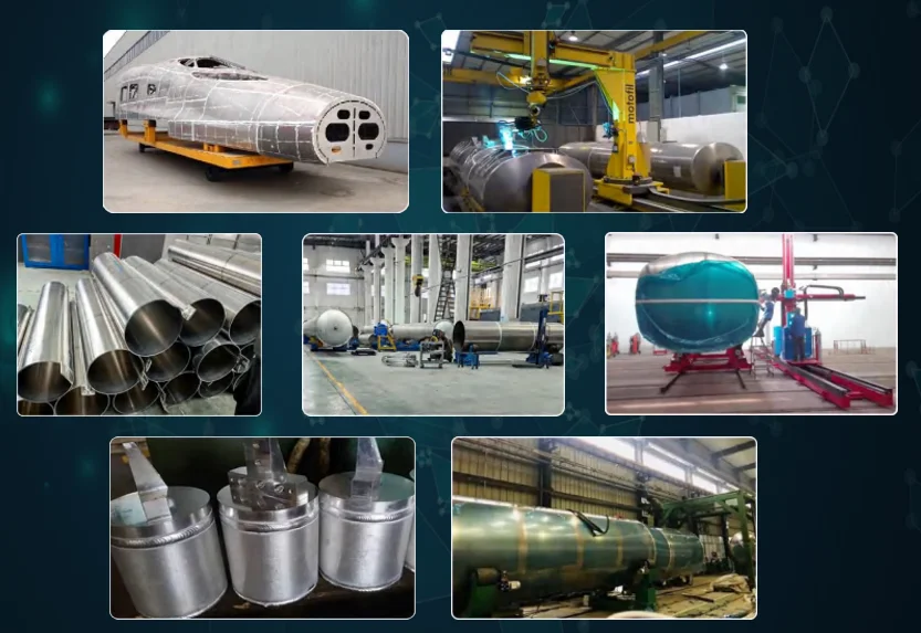 2023 TIG aluminum welding/cladding/surfacing machine with customized walking mechanism based on different workpieces