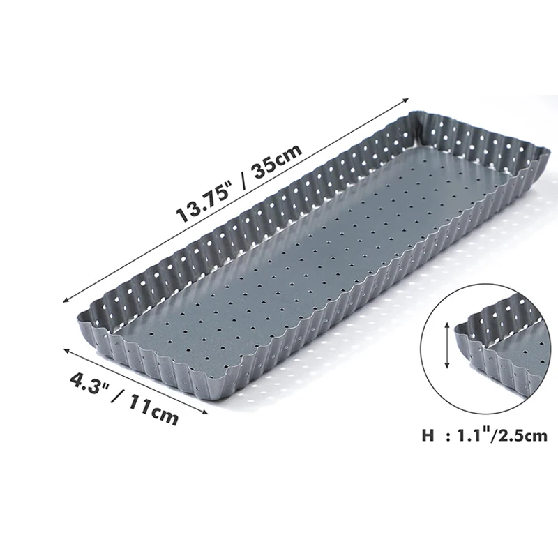 Aluminum pie pan round rectangular bread pan heavy duty mini egg tart baking tray small perforated spring form cake pan set
