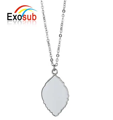 Sublimation leaves necklace for printing