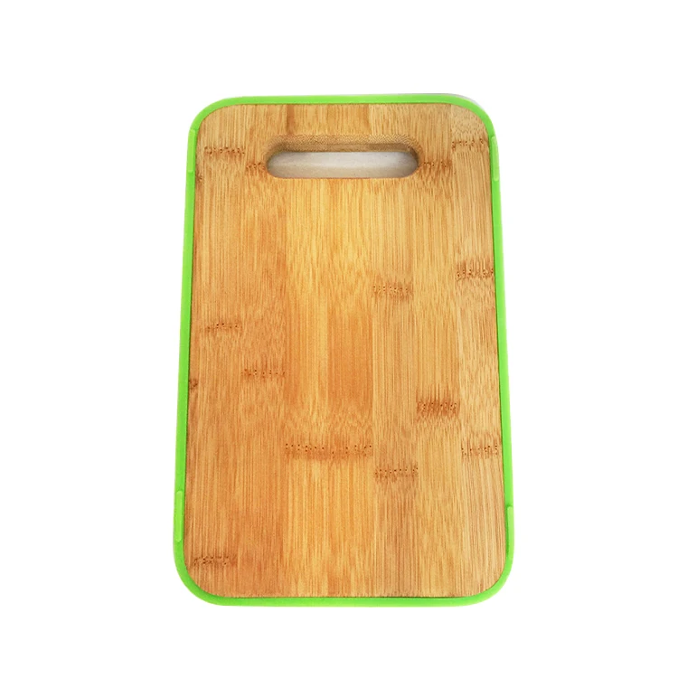 2016 бамбук Прямоугольник Силиконовая доска для резки