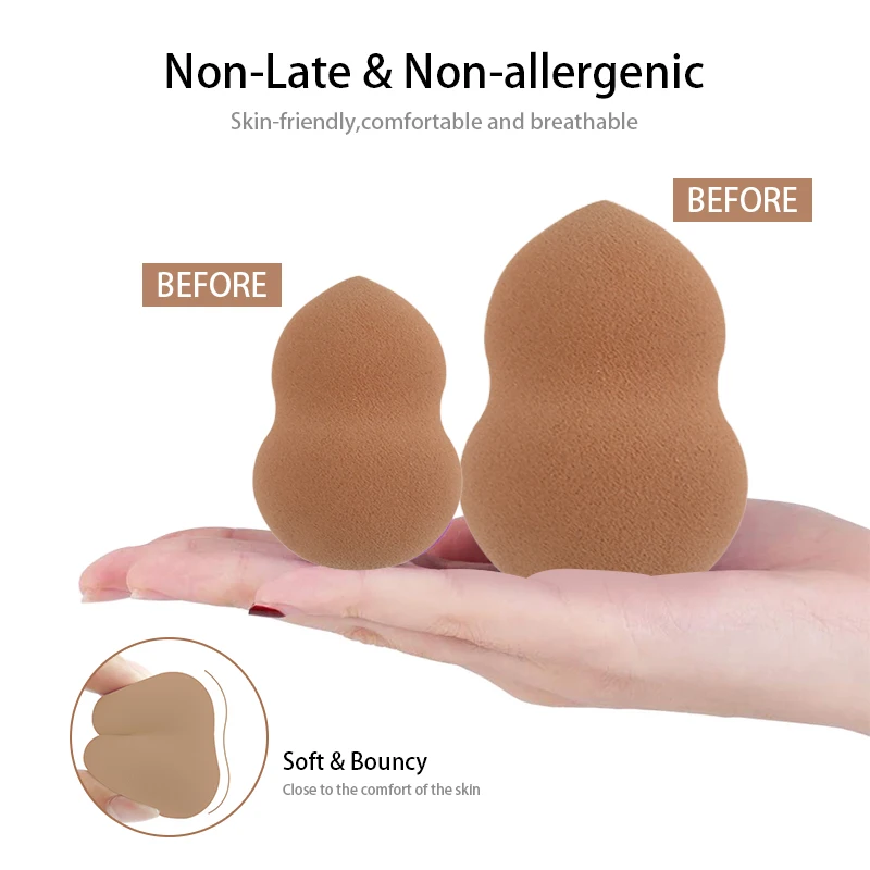 Calabash Powder Puff New Beauty Sponge Latex Free Professional Makeup