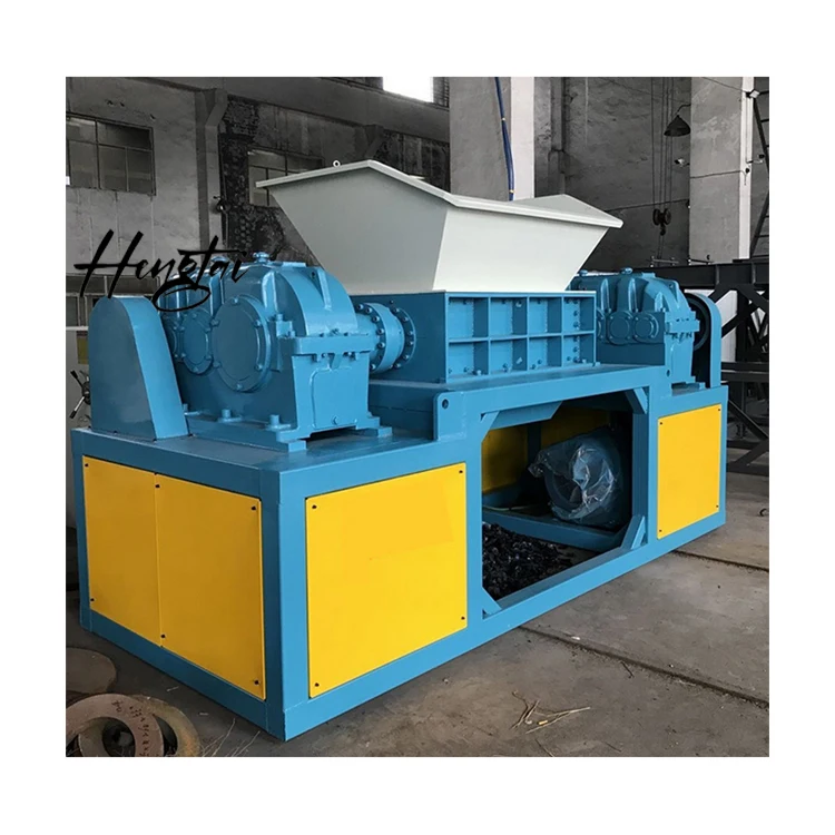 Chip Scrap Shredder In Metal Automatic Plastic Recycling Machine