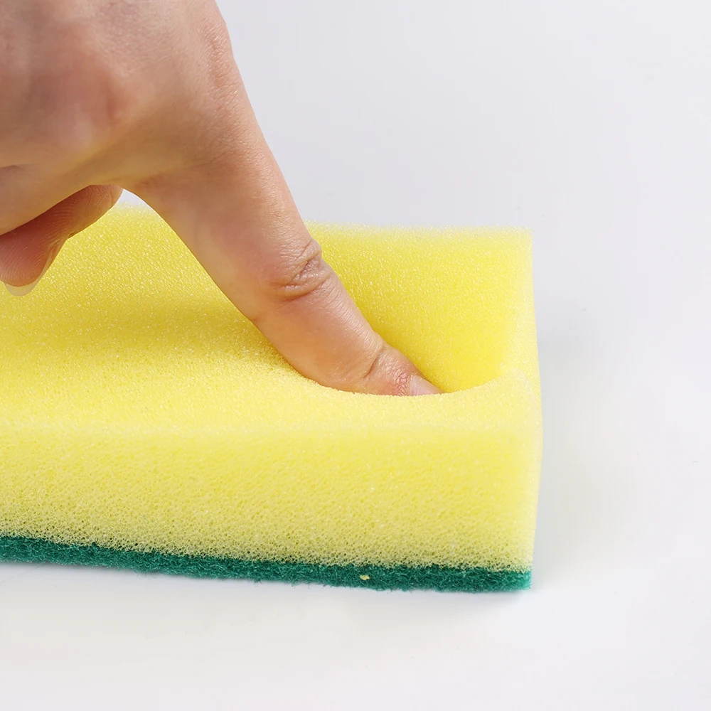 Dish Pan Pot Washing Scrub Sponge Kitchen Thick Scrubber Pad Cleaning Scouring Sponge Pads Scourer Sponges