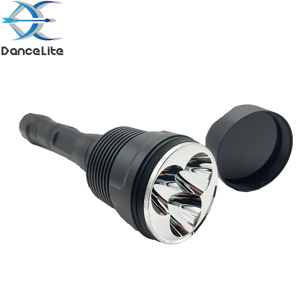 Super Powerful OEM 30W 3LEDs 3*UV 365nm LED Flashlight Professional Grade Ultraviolet Torch Lantern (Black Filter)