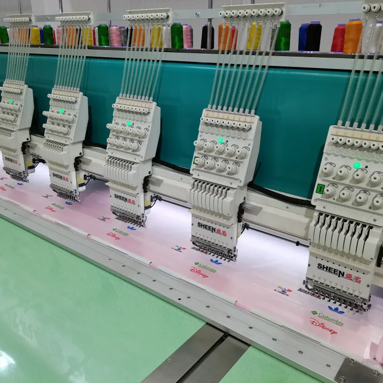Industrial clothing computer embroidery machine
