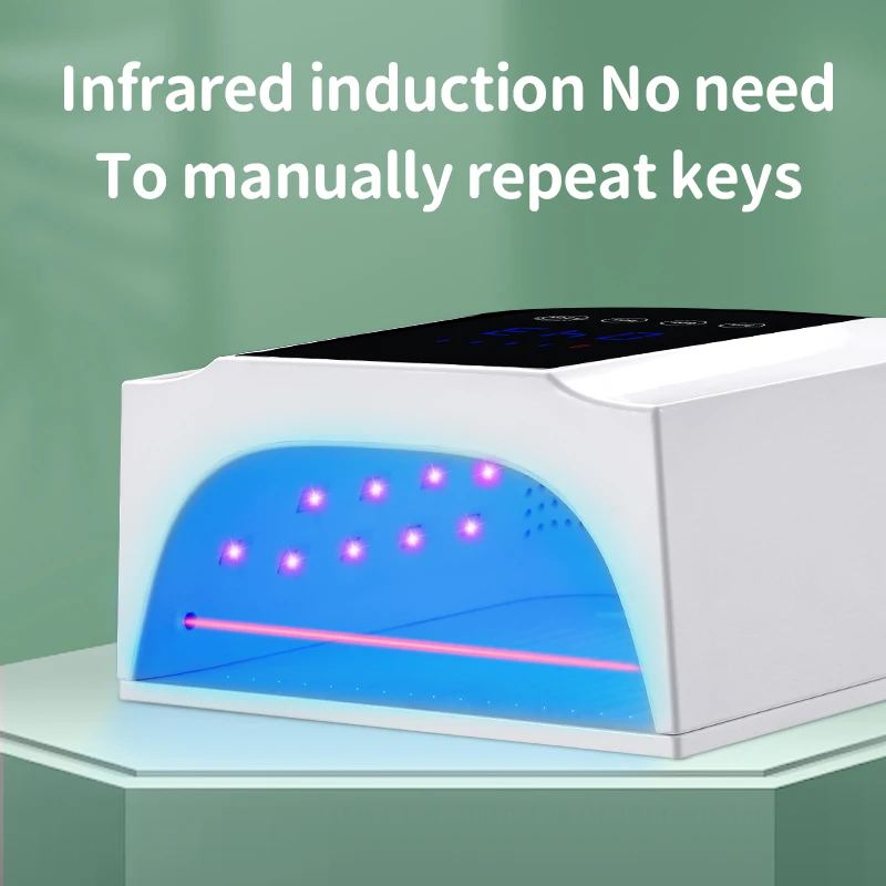 Wholesale High Quality Nail Salon Uv Light 33pcs Bulbs Gel Dryer 72w Uv Led Nail Lamp For Nails with 7800mah /15600mah battery