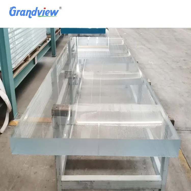 GrandView 30mm 60mm 90mm Thick Acrylic Transparent Sheet Plexiglass Sheets For Clear Acrylic Swimming Pool