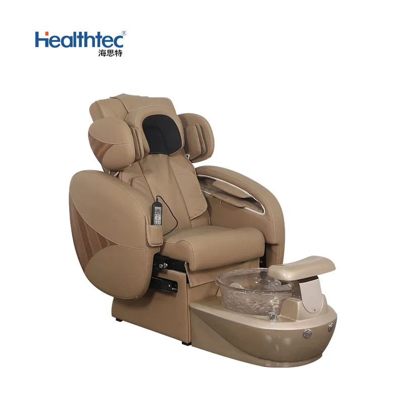 Healthtec Selling nail art equipment at a low price second-hand spa chairs multifunctional vibration massage pedicure chair