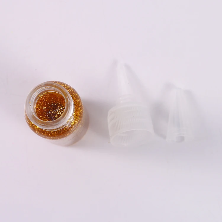 Hot Selling Shiny Non-toxic Bottle Glitter Gel Multiple Specifications Optional Glitter Glue For Kids Painting DIY
