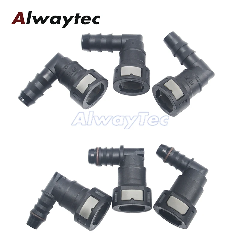 12.61MM Tube Pipe Plastic Hose Connector For Fuel Nylon Rubber Pipe Car Parts