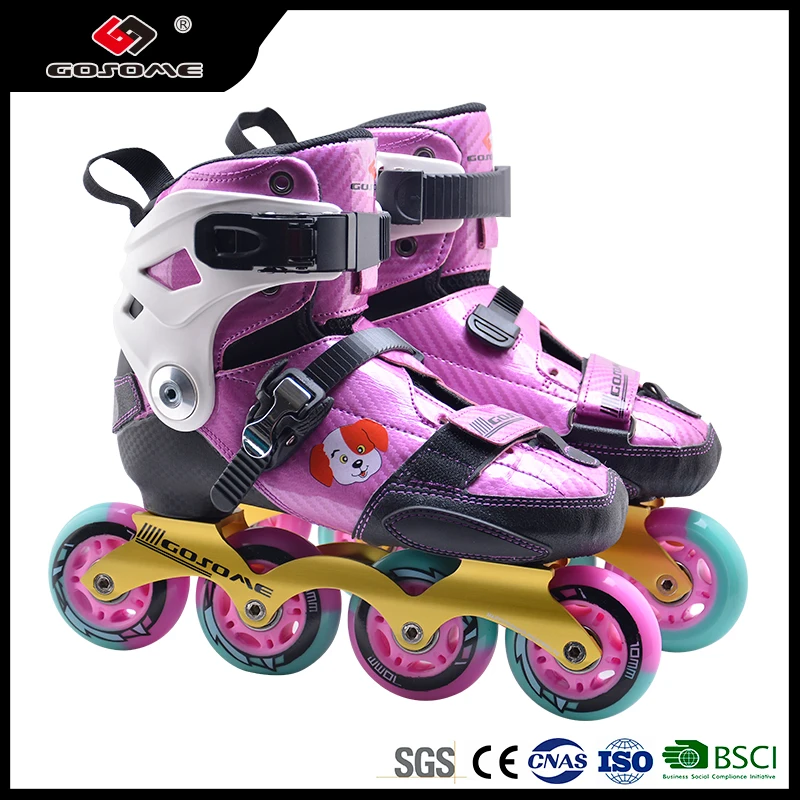 Gosome GX-1602B inline speed skates for kids and children freestyle slalom skate