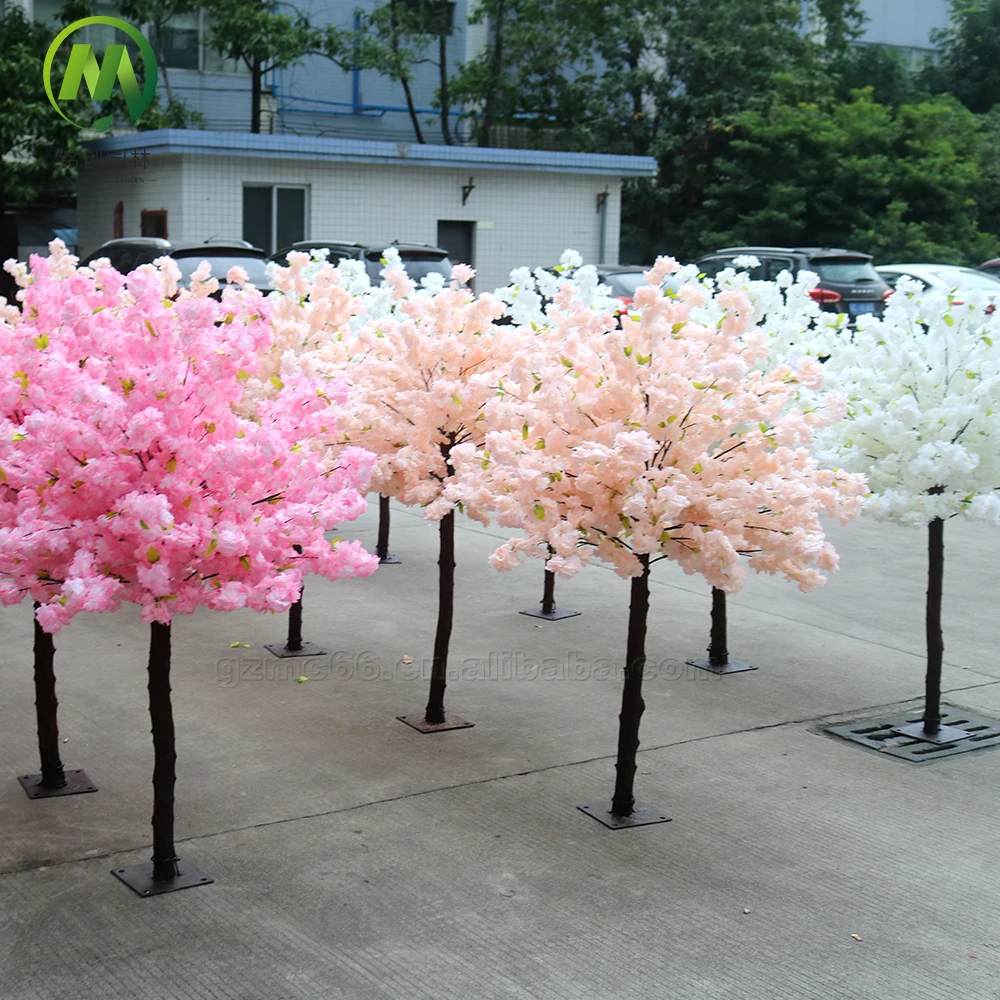 cherry blossom tree table for wedding  Silk flower tree artificial cherry blossom tree for wedding dining-table decoration