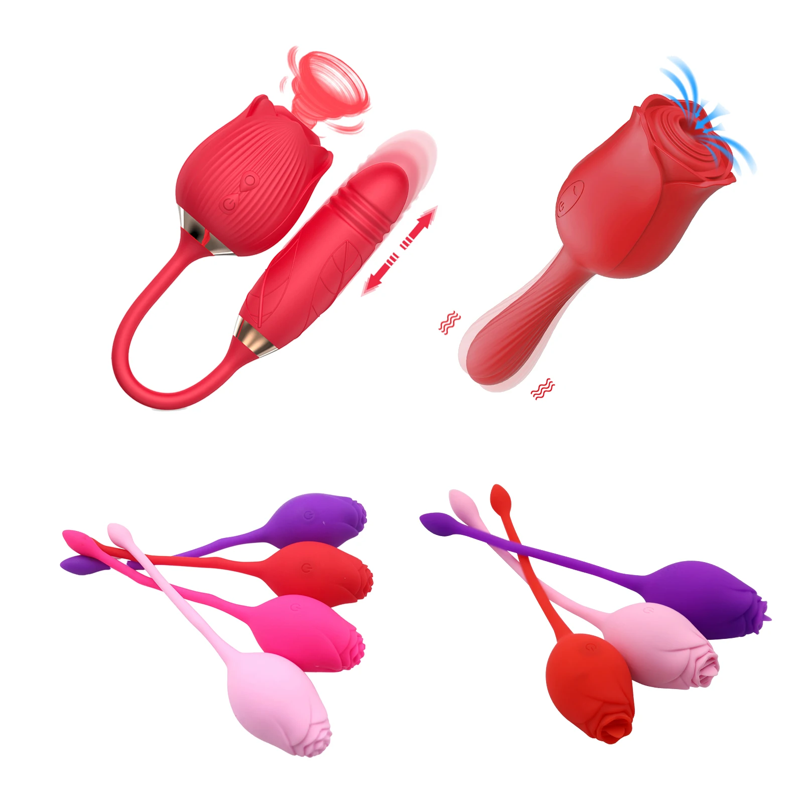 penis clitoris sexual massage tongue vibrator rod vagina clitoral sucking toy dildo sex rose vibrators for women rechargeable