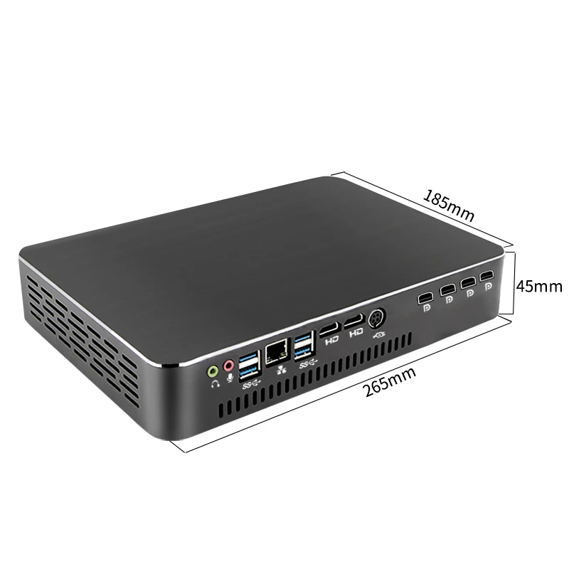 Designer PC Quadro T400 2G/ Quadro P1000 4G  Intel Xeon E3-1231v3 Four Display 4*DP Mini Computer for render graph&modeling