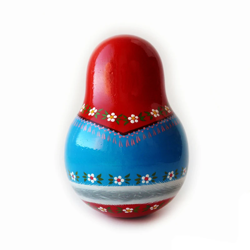 Custom Home Decor Russian Girls Tumbler Doll Wholesale Resin Dolls Matryoshka Toy Gift
