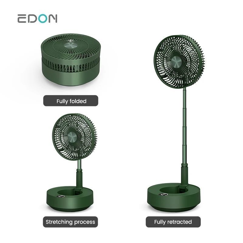 Portable Folding Air Cooling Fan USB Rechargeable High Quality  humidifier Stand Fan