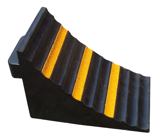 New Design High quality Rubber Truck Wheel Chock For Stopper Parking Block