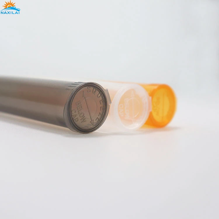 
NAXILAI Customized Featured Portable Medicine Packaging Tube Cigar Tobacco Moisture-proof Plastic Packaging Tube 