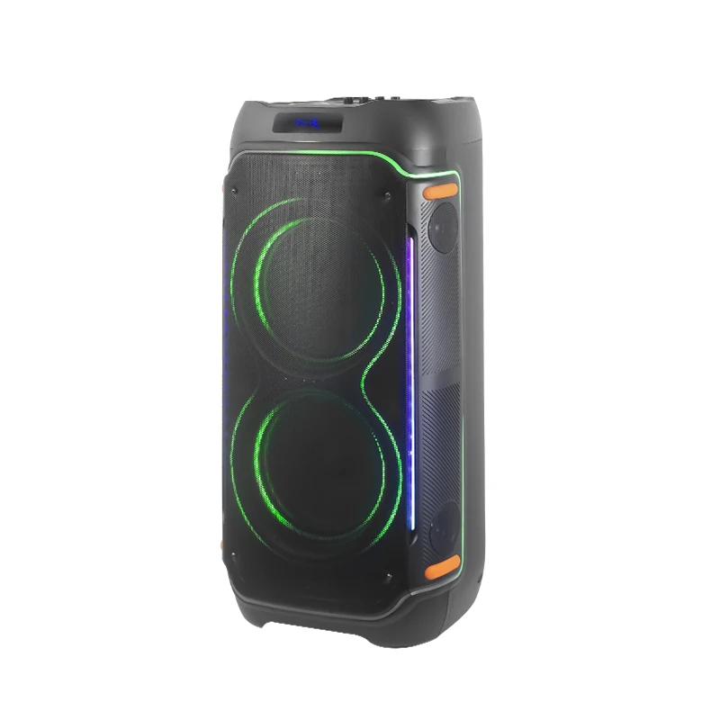 Tws Dual 10 Inches Bass Radio Sound Big Wireless Outdoor Portable Blue Tooth Speaker with Karaoke Function/RGB Lights