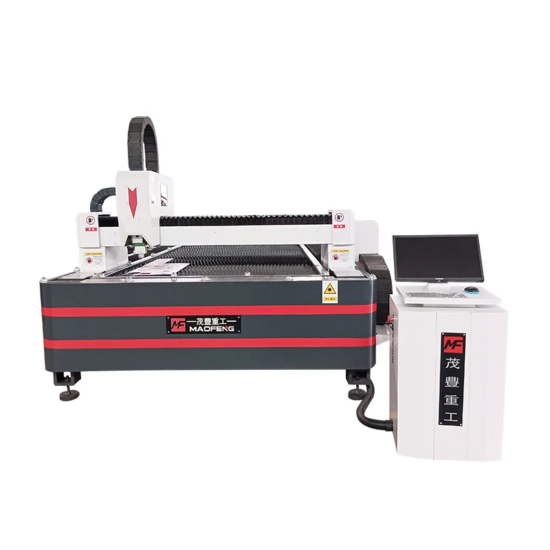 Maofeng hot sale 3015 laser cutting machine 3000W Raycus laser 3000W raytools cutting head with Hanli water cooler